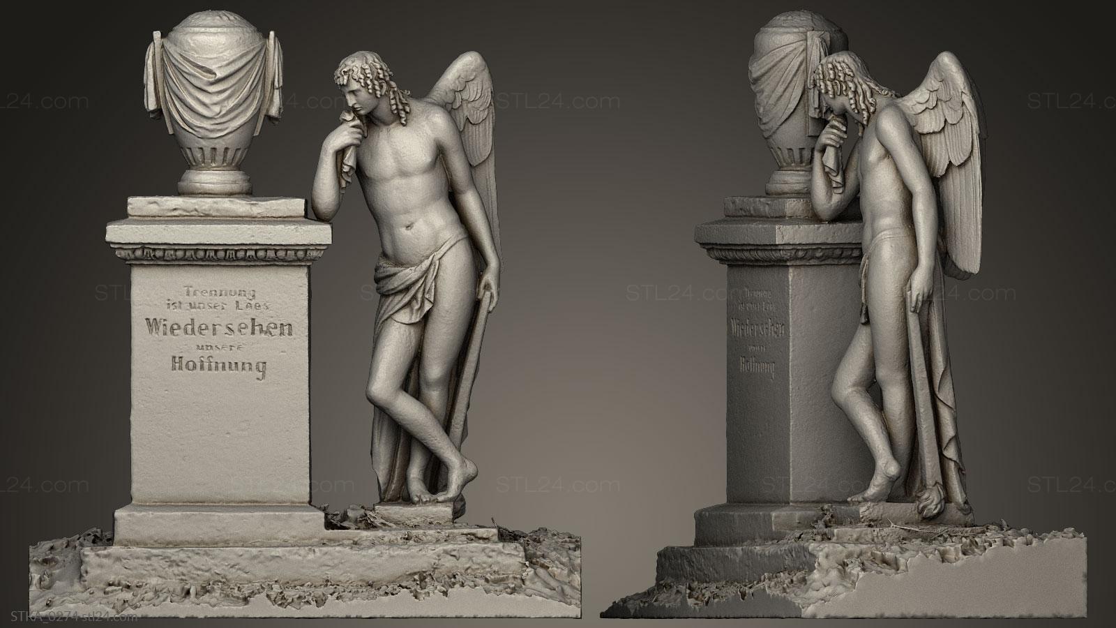 Статуи античные и исторические (Грабенгель, STKA_0274) 3D модель для ЧПУ станка